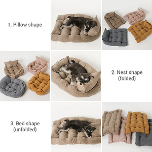 <span class=keywords><strong>Matelas</strong></span> de lit pour <span class=keywords><strong>chien</strong></span> 3 en 1 pliable, oreiller, confortable et nouveau, vente en <span class=keywords><strong>gros</strong></span> - Product Image 3