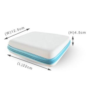 White PU Waterproof <b>EVA</b> Pencil Case Small Portable <b>EVA</b> Pen Carrying Case Simple Fashion <b>EVA</b> Stationery Case for Adult and Kids - Product Image 6