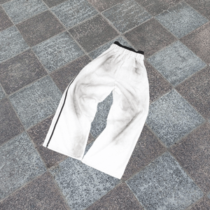 Pantalones Deportivos de Pierna Ancha con Doble Cintura Personalizados para Hombre, Ropa Deportiva a Rayas con Logotipo Personalizado para Uso Casual Masculino - Product Image 3