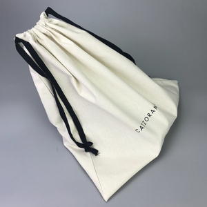 Sac cadeau en toile de coton personnalisé avec cordon de serrage, pochette réutilisable en plastique pour bijoux, emballage anti-poussière pour chaussures avec cordon de serrage - Product Image 2
