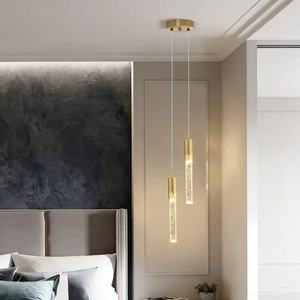 Luminaire suspendu minimaliste <span class=keywords><strong>pour</strong></span> îlot de cuisine, lampe suspendue nordique en verre cristal <span class=keywords><strong>pour</strong></span> chambre à coucher, salle à manger, restaurant - Product Image 3