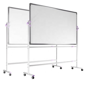 Nhà Máy Bán buôn có thể điều chỉnh chiều cao hai mặt bảng trắng từ khô xó<span class=keywords><strong>a</strong></span> bảng bảng trắng bảng đen - Product Image 3
