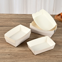 Boîtes en papier personnalisées pour la restauration rapide, contenants alimentaires jetables, boîtes en papier pour poulet frit et frites
