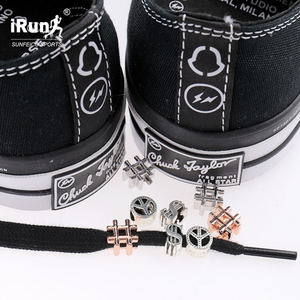 Petits lacets personnalisés pour petite fille, 10 pièces, breloques de <span class=keywords><strong>chaussures</strong></span> à monter soi-même, étiquette personnalisée, cadeau de mode, pour enfant - Product Image 1