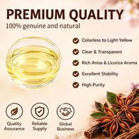 Huile d'Anéthol de Haute Pureté à Base d'Ingrédients Naturels, Stock en Gros, Qualité Supérieure pour Arômes Alimentaires et de Tabac, Produits Chimiques Aromatiques