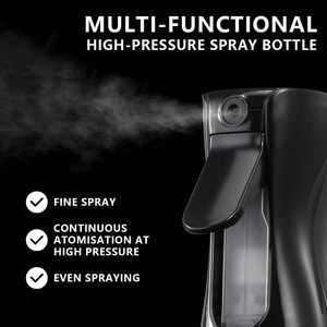 Bouteille pulvérisateur en plastique 200ml 300ml 500ml pour coiffeur, brume fine, pulvérisation continue - Product Image 2