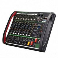 Console de mixage audio 8 canaux M8, table de mixage DJ, 99 effets DSP, entrée USB MP3, alimentation fantôme 48V, console stéréo pour enregistrement en studio