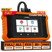 LAUNCH X431 Elite 2.0 Herramienta de Diagnóstico Profesional para Automóviles, Sistema Completo, Escáner OBD OBD2, Prueba Activa, Codificación ECU