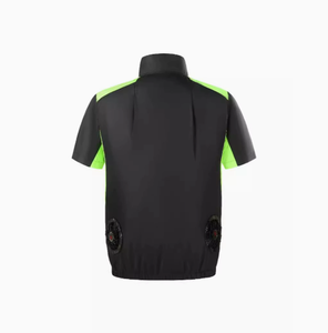 Ropa de verano de manga corta con ventilador, ropa de trabajo con refrigeración, ropa de hombre con aire acondicionado de manga corta - Product Image 2