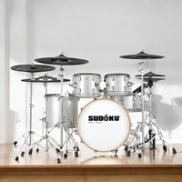Kit d'entraînement de batterie électronique pour adultes - Instrument de percussion électronique en métal et ABS (EAD78 PRO) - Batteries pour adultes