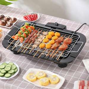 Grill électrique BBQ sans fumée, plaque chauffante électrique avec table à fondue coréenne, facile à nettoyer, barbecue portable HQBG0013, <span class=keywords><strong>vente</strong></span> chaude - Product Image 2