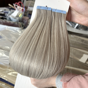 人間の髪の毛の延長の自然なロシアのカベロフマノレミーフルキューティクルスーパーダブル描画テープ - Product Image 3