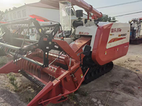 Moissonneuse-batteuse sur chenilles Lovol RG60 pour riz, blé, soja, céréales, avec moteur diesel, boîte de vitesses, semi-automatique, largeur de travail de 2200 mm