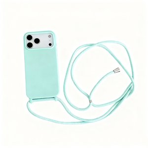 Coque antichoc personnalisée en TPU avec cordon pour iPhone 17, 17 Pro Max, 17 Pro – Étui de téléphone à bandoulière lisse avec sangle pour le cou et le corps - Product Image 5