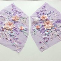 Nouvelle mode, patch brodé, patch à paillettes pour robe de mariée, applique brodée, tenue de soirée, patch en strass LSEP965
