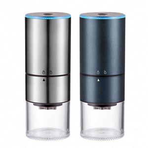 Molinillo de Café Recargable, Portátil, de Acero Inoxidable, Eléctrico, con Muelas de Cerámica, USB - Product Image 1