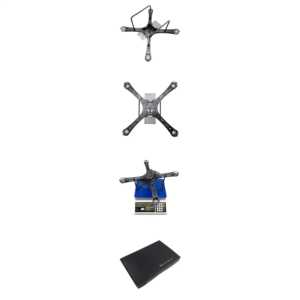 Cadre de drone multicoptère FPV 3K en fibre de carbone pleine, 4 rotors, 360 mm, pour course de drones de petite taille, accessoires d'aviation pour longs vols - Product Image 1