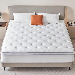 Kasur busa memori untuk Hotel, kasur kualitas tinggi dengan saku dan pegas kepadatan tinggi, kasur Hotel ukuran penuh, matras King mewah - Product Image 4