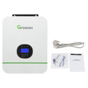 <span class=keywords><strong>Inversor</strong></span> Solar Híbrido <span class=keywords><strong>Growatt</strong></span> de 3KW 24V/48V, <span class=keywords><strong>Inversor</strong></span> Solar de Fase Dividida, Onda Sinusoidal Pura, MPPT de 80A Incorporado, Voltaje de Salida 110-120VAC - Product Image 1