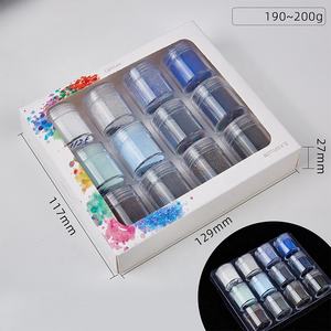 <span class=keywords><strong>Sucre</strong></span> brillant ongles paillettes poudre colorée bonbons manteau <span class=keywords><strong>effet</strong></span> blanc <span class=keywords><strong>noir</strong></span> Pigment poussière ongles Art décorations ongles poudre Pigment - Product Image 6
