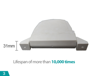 New Trắng Của Nhãn Hiệu Dây Kéo Có Thể Thu Vào Con Lăn Màn Trập Dây Đeo Coiler - Product Image 2