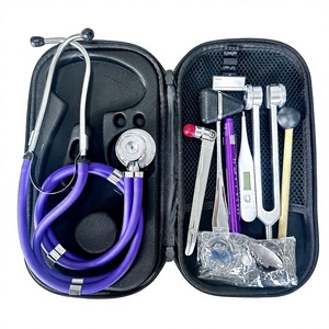 Estetoscopio Multifuncional de Lujo con Doble Cabeza, Kit Médico, Estetoscopio Colorido de Cardiología con Doble Tubo, CE - Product Image 1