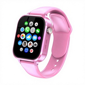 Montre connectée S97 5G avec écran IPS rectangulaire, compatible tous réseaux, appels vocaux, <span class=keywords><strong>QQ</strong></span>, <span class=keywords><strong>WeChat</strong></span>, appels vidéo, paiement, assistant IA, pour étudiants, bracelet en silicone - Product Image 1