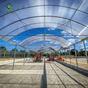 โรงเรือนโพลีคาร์บอเนตแบบกำหนดเองพร้อมระบบไฮโดรโปนิกส์ในตัวสำหรับปลูกสตรอว์เบอร์รี - Product Image 4