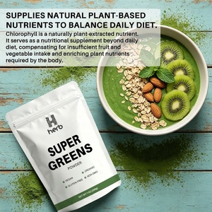 Poudre de mélange de superaliments et de super-verts en marque blanche OEM/ODM, poudre de jus vert quotidien, mélange pour boisson smoothie végétale avec Chlorella - Product Image 6