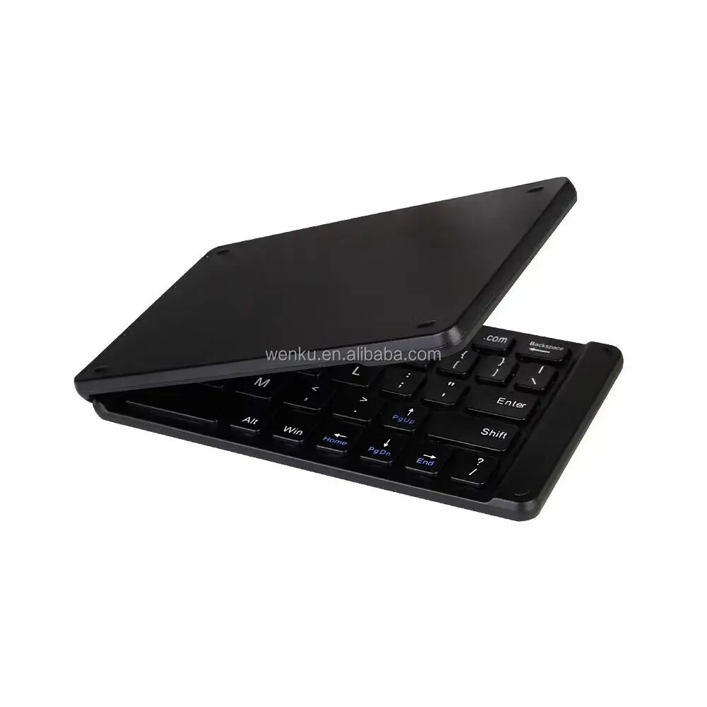 USB Charging Mini Bluetooth Wireless Folding Keyboard Computer Mobile Tablet Office Mini Keyboard Portable