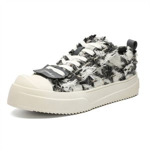 Chaussures plateforme de luxe pour hommes et femmes, couleur météorite, style décontracté, bout carré, produit de niche de petite taille - Product Image 5