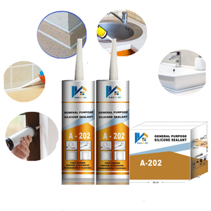 Vente chaude <span class=keywords><strong>Prix</strong></span> d'usine Haute qualité Scellant silicone acétique GP Construction Durcissement rapide Adhésifs pour vitres de fenêtres Scellants - Product Image 1