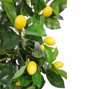 البلاستيك + مواد الأسلاك المنزل الديكور الاصطناعي الليمون شجرة - Product Image 2