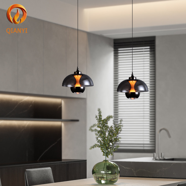 Modern Aluminum Light Luxury Dining Room Chandelier Home LED Advanced Sense Livingroom Lamp 85-265v 3CCT Pendants Lighting · image 2