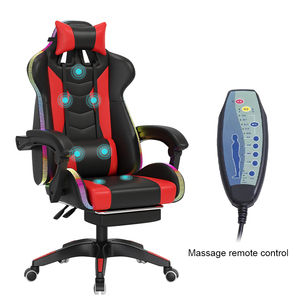 Chaise de jeu <span class=keywords><strong>imperator</strong></span> works bleue d'occasion, avec fonction de massage et d'éclairage LED - Product Image 3