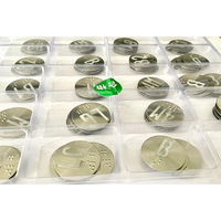 Couvercle de bouton d'ascenseur rond en acier inoxydable pour pièces de rechange d'ascenseur