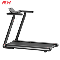 Caminadora Eléctrica Plegable Premium con Pantalla LED y Plataforma Vibratoria para Uso Doméstico - Equipo de Fitness Portátil para Entusiastas del Running