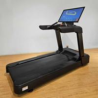 Caminadora con Pantalla Táctil de 32 Pulgadas, Resolución 4K, Motor AC de 3HP-7HP, 10 Idiomas, Velocidad de 15-20 km/h, Uso Comercial/Gimnasio