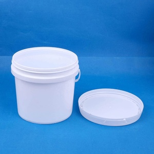 Seau en plastique vide en HDPE/PP de 1L, 2L, 3L, 4L, 5L, épaissi, avec poignée et couvercle - Product Image 4