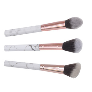 Large Marble Highlighter Brush 3.5cm Synthetic Fibers Plastic Handle Cheek <b>Makeup</b> <b>Tool</b> - Product Image 5