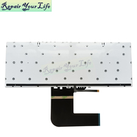 Clavier d'ordinateur portable rétroéclairé espagnol SP pour BMAX MaxBook Y13 MB30010010 XK-HS205 RT132HS X390G, claviers de remplacement argentés, neuf