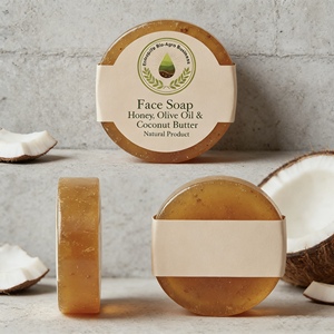 Jabón Facial Natural Suave de Miel Orgánica, Aceite de Oliva y Manteca de Coco para Limpieza Diaria - Product Image 2