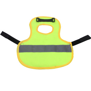 Chicken Duck Goose Reflective Vest Polyester Black Camouflage Fluorescent Green Safety Clothing For Pet Birds - Product Image 3