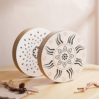 Stream Tambourine Natural Rain Sound Simulator Hand Percussion Musical Instrument Durable Wood Therapy Meditation