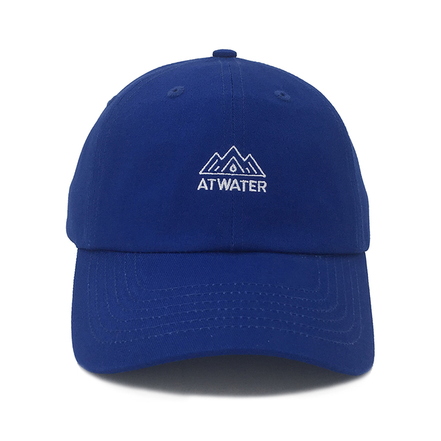 Wholesale Dad Hats Custom Embroidery Navy Blue Dad Hat 6 Panel