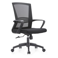 Chaise de bureau ergonomique en maille JOHOOFURNITURE, fabrication directe, coussin épais confortable, base à cinq étoiles durable, hauteur réglable
