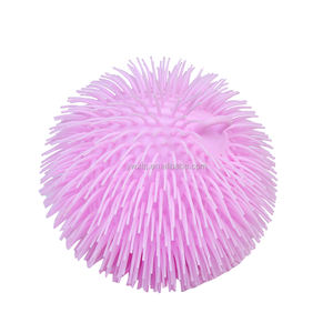 XTQ mainan bola <span class=keywords><strong>Puffer</strong></span> 7cm untuk anak-anak, mainan bola <span class=keywords><strong>Puffer</strong></span> lembut dan licin penghilang stres terbuat dari plastik TPR dan PVA - Product Image 4