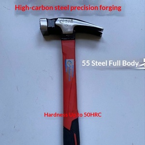 Cangar hammer tool hammer hammer special woodworking high carbon steel multi-plastic fiber handle Cangar hammer shockproof - Product Image 1