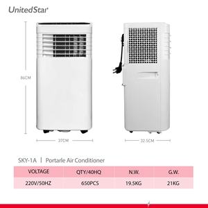 Aire Acondicionado Portátil en Oferta, Capacidad de Enfriamiento de 7000 BTU, Aire Acondicionado Inteligente Pequeño y Móvil para el Hogar, Enfriamiento de Alta Capacidad - Product Image 2