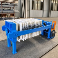 Presse à filtre à plaques et à cadres entièrement automatique, respectueuse de l'environnement, pour la séparation liquide-solide et le traitement des eaux usées